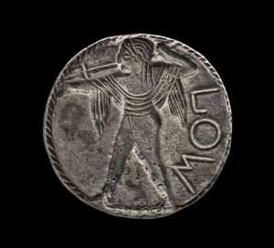 Ancienne pièce de monnaie grecque incuse en argent de Posidonia, 510-30 après J.-C.